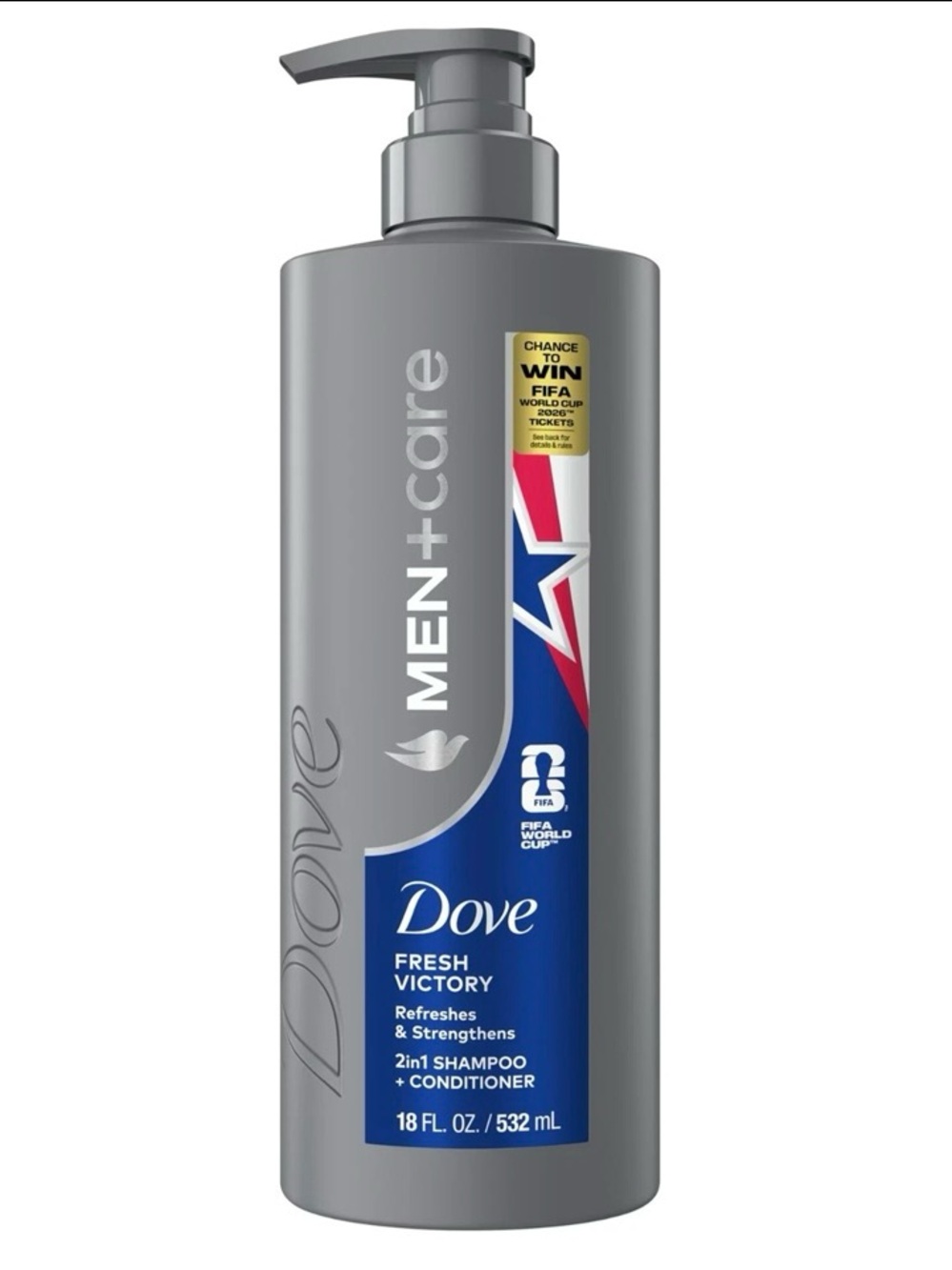 DOVE MEN + CARE Hair Care Fresh Victory to Refresh & Strengthen Grey